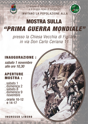 Mostra sulla "PRIMA GUERRA MONDIALE"