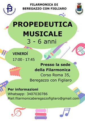 Propedeutica Musicale 3 - 6 anni