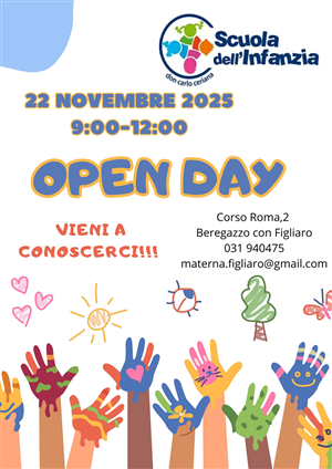 SCUOLA DELL'INFANZIA don Carlo Ceriana - OPEN DAY
