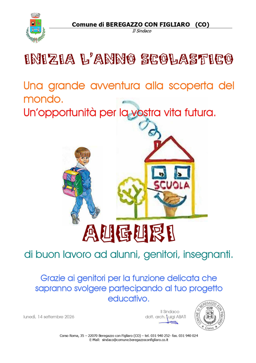 Ricomincia la scuola!