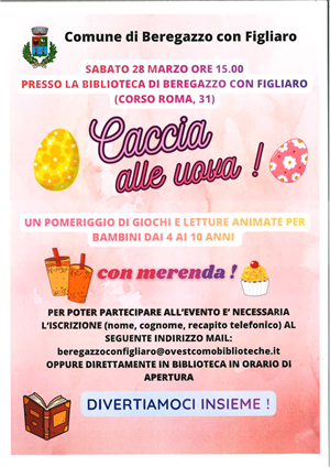 CACCIA ALLE UOVA - 28.03.2026 in Biblioteca
